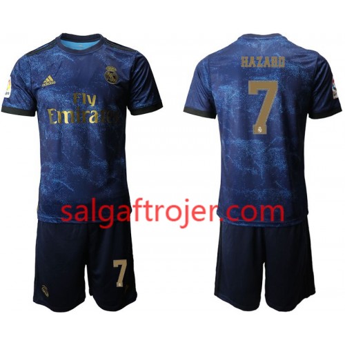 Real Madrid Fodboldtrøjer Eden Hazard 7 Børn Udebanesæt 2019/20 Kort ærmer Real Madrid Fodboldtrøjer Eden Hazard 7 Børn Udebanesæt 2019/20 Kort ærmer